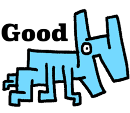 Cool shape dogs sticker #10963331