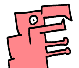 Cool shape dogs sticker #10963341