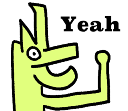 Cool shape dogs sticker #10963344