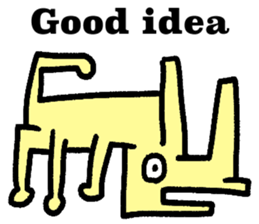 Cool shape dogs sticker #10963351