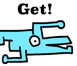 Cool shape dogs sticker #10963354