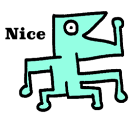 Cool shape dogs sticker #10963357