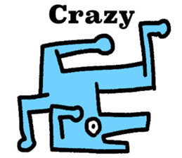 Cool shape dogs sticker #10963359