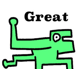 Cool shape dogs sticker #10963360