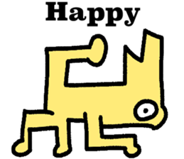 Cool shape dogs sticker #10963362