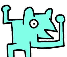 Cool shape dogs sticker #10963363