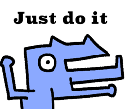 Cool shape dogs sticker #10963366