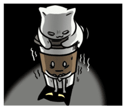 Coffee Meow 2 sticker #10963934