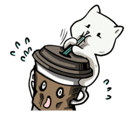 Coffee Meow 2 sticker #10963950