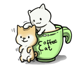 Coffee Meow 2 sticker #10963951