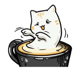 Coffee Meow 2 sticker #10963961