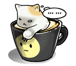 Coffee Meow 2 sticker #10963962