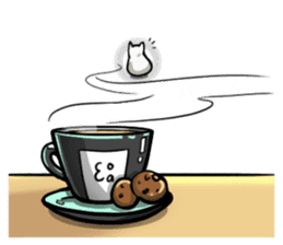 Coffee Meow 2 sticker #10963964
