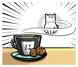 Coffee Meow 2 sticker #10963965