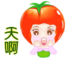 Tomato saucy sister ( 6 ) sticker #10964773