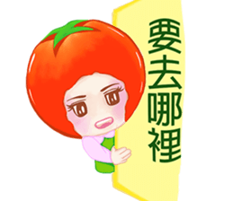 Tomato saucy sister ( 6 ) sticker #10964778
