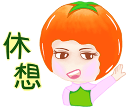 Tomato saucy sister ( 6 ) sticker #10964781