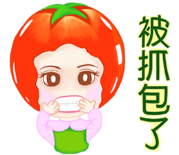 Tomato saucy sister ( 6 ) sticker #10964784