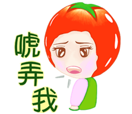 Tomato saucy sister ( 6 ) sticker #10964786