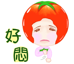 Tomato saucy sister ( 6 ) sticker #10964788