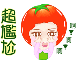 Tomato saucy sister ( 6 ) sticker #10964792