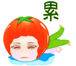Tomato saucy sister ( 6 ) sticker #10964796
