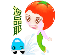 Tomato saucy sister ( 6 ) sticker #10964807