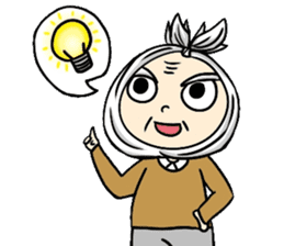 Grandpa Hu Die knot sticker #10965215