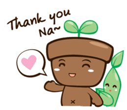 Tonkla & Dindee English version sticker #10965331