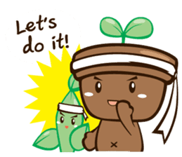 Tonkla & Dindee English version sticker #10965358