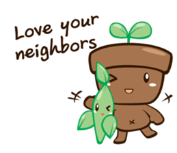 Tonkla & Dindee English version sticker #10965360