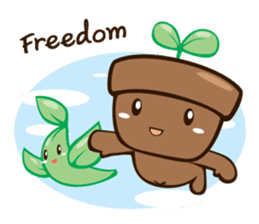 Tonkla & Dindee English version sticker #10965362