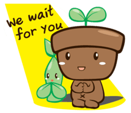 Tonkla & Dindee English version sticker #10965367