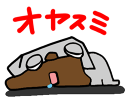 Pretty reaction Pug dog sticker #10965385