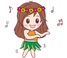 Bina Cute Girl (English Version) sticker #10965497