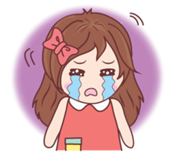 Bina Cute Girl (English Version) sticker #10965501