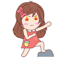 Bina Cute Girl (English Version) sticker #10965505