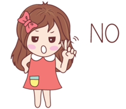 Bina Cute Girl (English Version) sticker #10965513