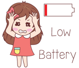 Bina Cute Girl (English Version) sticker #10965520