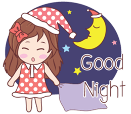 Bina Cute Girl (English Version) sticker #10965527