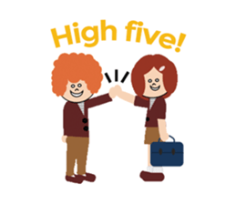 Bob & Carroll's Peaceful Happy Life sticker #10965690