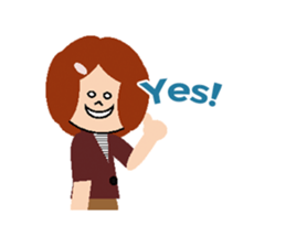 Bob & Carroll's Peaceful Happy Life sticker #10965704