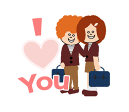 Bob & Carroll's Peaceful Happy Life sticker #10965727