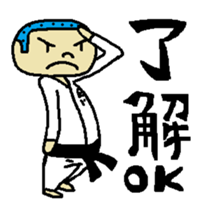 Mr.KARATE is coming again from Japan sticker #10965756