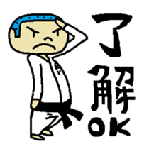 Mr.KARATE is coming again from Japan sticker #10965756