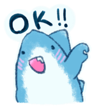 Cuddly Shark (everyday conversation) sticker #10965785