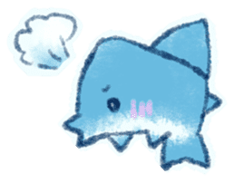 Cuddly Shark (everyday conversation) sticker #10965793
