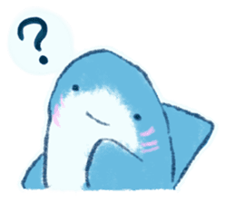 Cuddly Shark (everyday conversation) sticker #10965795