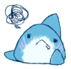Cuddly Shark (everyday conversation) sticker #10965797