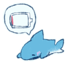 Cuddly Shark (everyday conversation) sticker #10965802